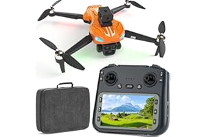 ‎GOVOGORC GPS Drohne Mit 4K-Kamera Für Erwachsene, 4,5-Zoll-Fernbedienungsdisplay, Automatische Hindernisvermeidung, 22 Min Flugzeit, FPV RC-Quadrocopter Mit Follow-Me, Geschenk Für Anfänger