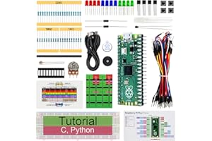 Freenove Basic Starter Kit for Raspberry Pi Pico (Included), Dual-core Arm Cortex-M0+ Microcontroller, 386-Page Detailed Tutorial, 142 Items, 55 Projects, Python C Code