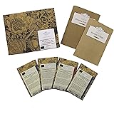 Althergebrachte Kraft- und Schutzpflanzen (Bio) - Samen-Geschenkset mit 4 sehr alten, traditionellen, magischen Kräutersorten