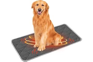 Chumix Tappetino Autoriscaldante per Gatti e Cani, Coperta Riscaldante Domestici Animali, Eco-Friendly Antiscivolo, Coperta Termica lavabile Antiscivolo Cane (XL 58X88 cm)