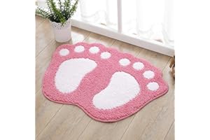 jianyana Alfombra de Baño Microfibra Suave, Alfombrilla Antideslizante para Puerta de Baño, Alfombras de Baño Ducha Lavable, Alfombra Absorbente para el hogar, Cocina