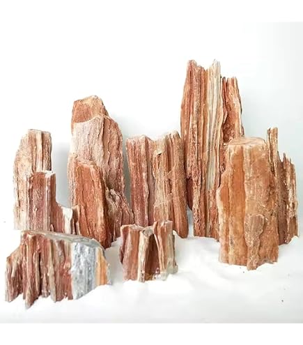 Wood Poit Rocks Aquarium Stones Fish Tank Pond Decoration H2Pro Petrified Wood Fossil ...
