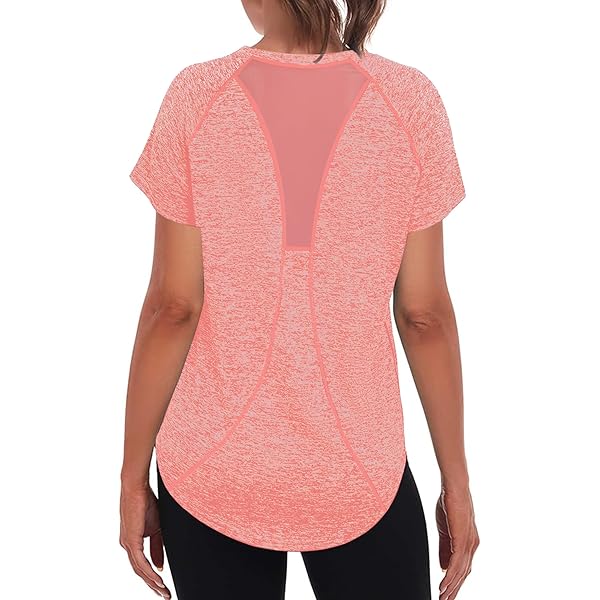 Camicia Sportiva Donna - Top Traspirante Con Schiena In Rete, Perfetta Per Fitness E Yoga - Foto 7