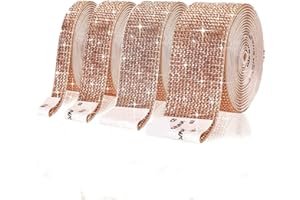 EMHTHME 3 Yarda Cintas Autoadhesivas de Diamantes, Cinta Autoadhesiva de Diamantes Cristal, Cinta Brillante de Diamantes Pegatinas, Bricolaje Rollo de Cintas de Diamantes Brillantes, Para decorar manualidades