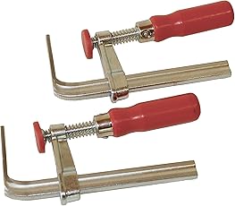 2 C-Zwingen U-Form | Edelstahl Tischklemmen | 77mm Klemmhalter