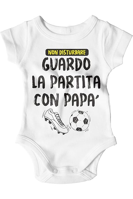 Body Neonato In Cotone 100% Con Stampa Moto - Regalo Perfetto Per Papà Biker - Foto 5