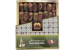 Dattes Royales d' Arabie Saoudite - 1 KG - 100% Naturel - Dattes avec noyau - sans conservateur ni additif - énergisant anti inflammatoire - Ramadan Aid