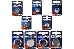 ACCUCELL Renata CR2450N Lithium-Batterie für Uhren/Schlüssel, 3 V, in Blisterverpackung, hergestellt in der Schweiz
