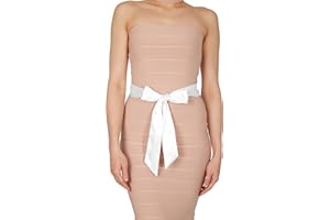 BlackButterfly Bridal Wedding Bridesmaid Satin Sash Belt