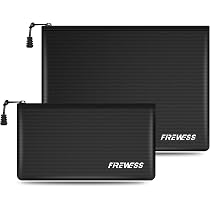 Lot De 2 Pochettes Ignifuges Et Étanches – 34x25 Cm + 28x15 Cm – Protection Feu & Eau Pour Documents & Objets De Valeur