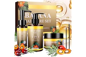 ‎OFANYIA BATANA Öl Haarpflege Set mit 2 in1 Batana Oil Shampoo, Haarmaske & Batana öl für Haare, Repariert Sprödes Haar, Pflegt Kopfhaut Intensiv & Glättet, Reise Set für Frauen & Männer