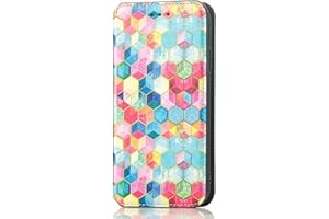 WUHAIZHER Motorola Moto E13 Case RFID Blocking, Motorola E13 Flip Wallet Phone Case Protective Shockproof Cover with Card Holder TPU Silicone Inner Shell Cases for Motorola Moto E13, Cube