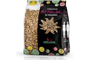 Dermawax 500 g złotych pereł woskowych, profesjonalne perły woskowe na gorąco do usuwania włosów, do stosowania bez pasków z włókniny, nadają się do wszystkich rodzajów skóry oraz do najkrótszych i