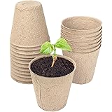 Schramm® Pflanztöpfe Anzuchttöpfe aus Zellulose 20, 50 oder 100 Stück Höhe: ca. 8 cm Anzucht Töpfe Pflanztopf Pflanztöpfe, An