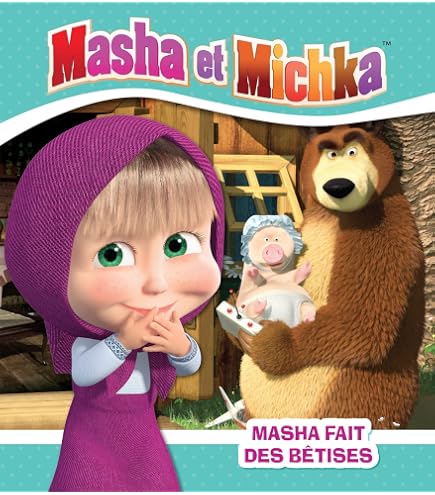 Puzzle Masha Y El Oso Lisciani Puzzle MaxiFloor Masha Y El Oso – 4 Puzzles De 48 Piezas De 25x35cm Con Doble Cara Para Colorear, Desde 4 Años