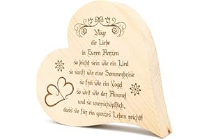 sagl.tirol Zirbenherz Möge die Liebe in Euren Herzen... (30cm)