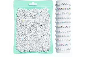 ARTDOT 800 Pcs Letter Beads for Friendship Bracelet Making Kit, 28 Styles Alphabet Beads for TS Bracelets Crafts and Jewellery Making Kit for Teenage Girls Gifts or Bestie Friend Gifts