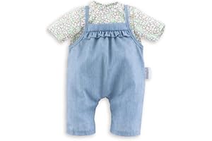 Corolle - Camicetta e Salopette, vestiti, per Poupon 30 cm, dai 18 mesi, 9000110690