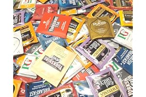 AB.GROCERIES Refill Pack Enveloped Tea Bags Large Selections of Classic Black Fruit Herbs Green Decaf Healthy Caffeine Free Popular Flavours Blends (BLACK TEA, x100 Tea envelopes)