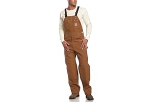 Carhartt Workwear Latzhose Duck Bib Overall, Arbeitshose, Größe 44 / 36, braun R01BRN