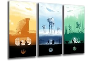 CUADROS CÁMARA Cuadros Camara Tableau Moderne Photographique, Impression sur Bois, Star Wars, Darth Vader, 97 x 62 cm, ref. 26248