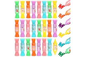 ARCROS 30 Mini Evidenziatori Regalo Fine Festa Bambini, Orso Carino Evidenziatori Regalini Fine Festa Compleanno Bambini, Set Gadget Evidenziatori Compleanno Bambini