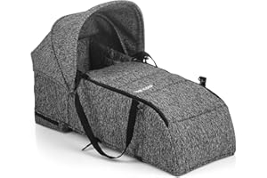 Be Cool Mime Navicella morbida per passeggino Bi-Baby, coprigambe rimovibile, cappottina pieghevole, per neonati