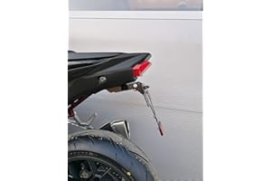 Kennzeichenhalter für Honda CB750 Hornet ab2023 Kennzeichenträger mit original Blinker GroFaTec EVO-Set CB 750 Hornet Nummernschild Träger r kurzes Heck Heckumbau