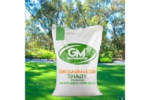 Graines GroundMaster Shady Premium pour aires de pelouse foncée de haute qualité Différentes tailles (5kg, 150m²)