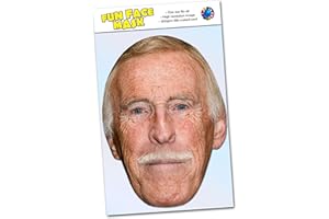 Party People 1 x Bruce Forsyth - Celebrity Face Mask - Ready To Wear - Bruce F