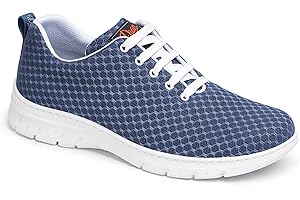 Dian Arbeitssneaker- Ultraleichter, Antibakteriall, Rutschfester Sicherheitstrainer, ideal für Krankenhaus-, Gesundheits-, Küchen- und Reinigungspersonal, Calpe Blau