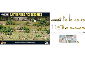 WARLORD GAMES Warlord Battlefield Accessories - Lote de 28 mm