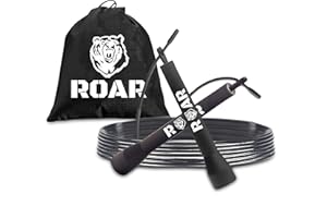 Roar® Corda Per Saltare Professionale, Crossfit, Boxe, Allenamento Veloce, Jumping Speed Rope