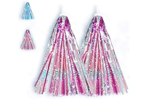 obqo 2 pcs Childrens Bike Streamers Bicycle Handlebar Streamers Bike Grips Tassels Ribbons Kids bike Accessories