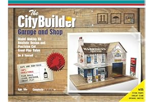 O gauge 7mm 1:43 scale Model Railway Building GARAGE & SHOP Kit The CityBuilder