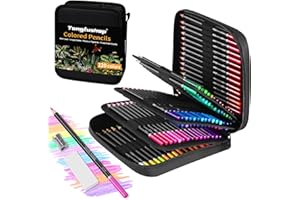 ‎TONGFUSHOP Tongfushop 120 Buntstifte Set, Farbminen mit Weichem Kern für Erwachsene und Glattes und glattes Schreiben, Professionelles Farbstifte Kern für Kunst, Zeichnen, mit Reißverschlussetui