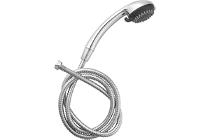 Wirquin 64040001 Combiné de douche duo Cicia 2 jets avec flexible métal 1,50 m, chromé