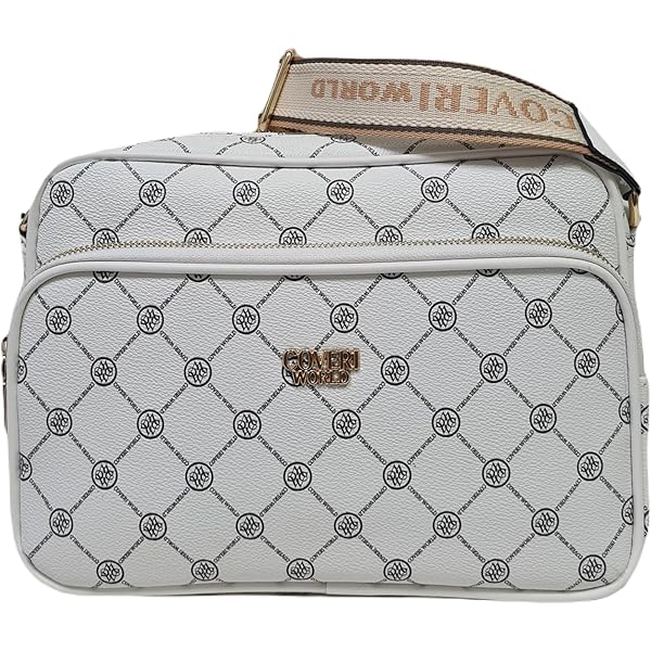 Borsa Donna COVERI In Ecopelle - Tracolla Regolabile, Multitasche, 31x24x16 Cm - Foto 7