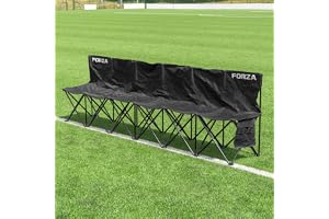 FORZA Bärbara teambänkar i aluminium – 4-sits, 6 säten och 8 sittbänkar tillgängliga