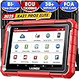 LAUNCH X431 PROS ELITE, Bi-directional Scan Tool with ECU Coding, FCA SGW Cars, CANFD & DoIP, 38+ Reset, All-System Check, Active Tests