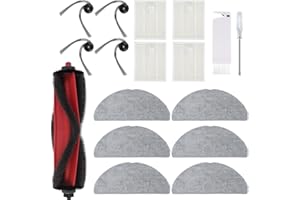 VIEWALL Q7 M5 Accessori per aspirapolvere Roborock Q7 M5, Q7 M5+, Q7 L5, Q7 L5+, 1 spazzola principale, 4 filtri HEPA, 6 salviettine, 4 spazzole laterali, 1 pennello, 1 set di pezzi di ricambio per cacciavite