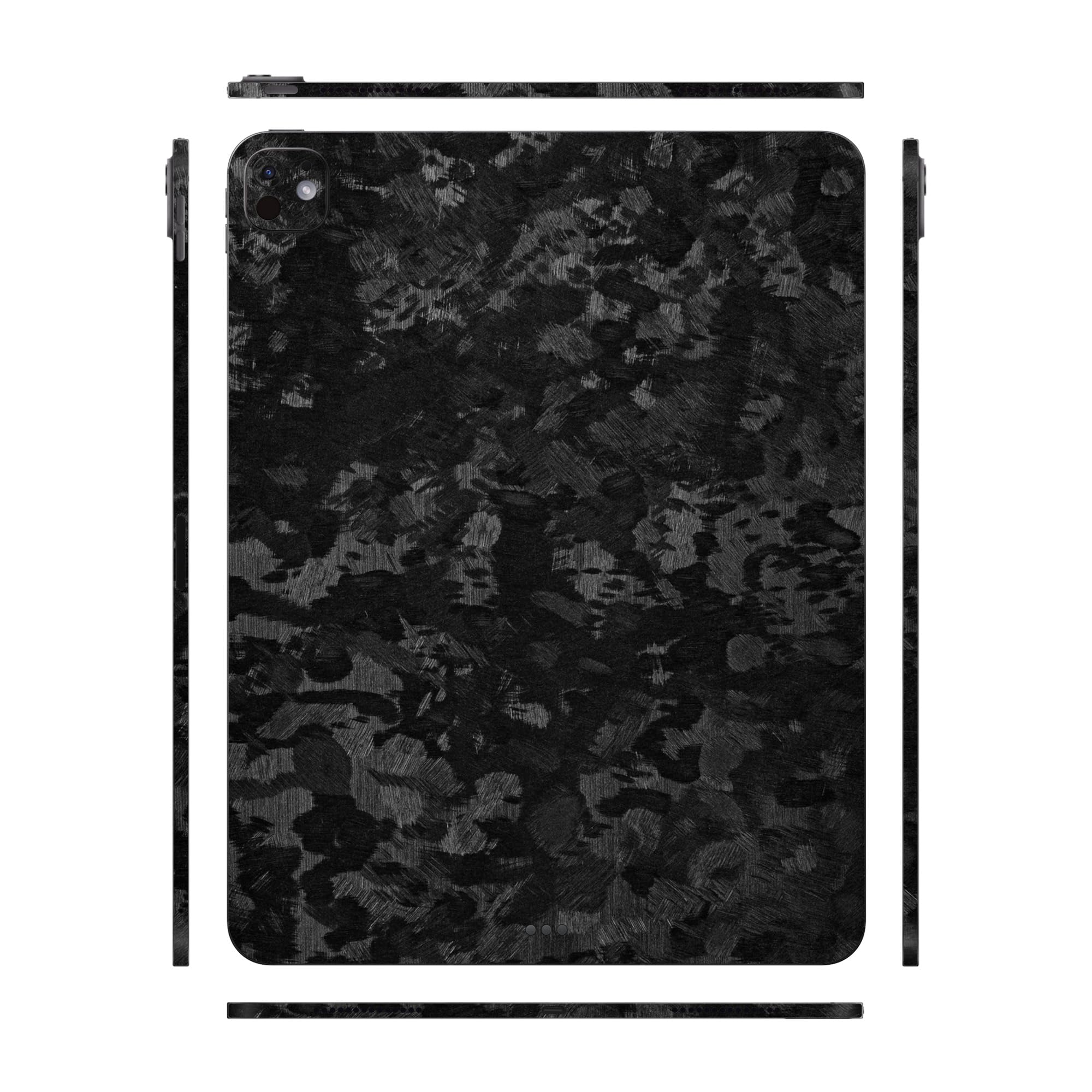 Capes Tablet Skins Compatible with iPad Pro 13 M4 2024, Anti-Scratch Vinyl Decal Skin, Protective Film, Not Case/Cover (Forged Carbon, Full Body Skin)