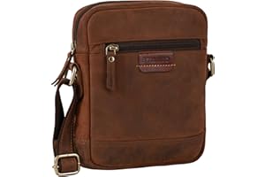 STILORD 'Brian' Borsa Uomo Piccola in Pelle Borsetta a Tracolla Vintage Borsello Crossbody Messenger Bag Mini Donna