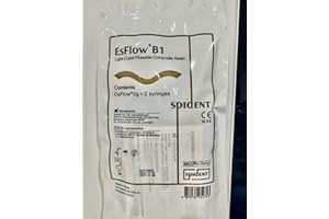 EsFlow 2 x 2 grm - Dental Flowable Light Cure Composite - SPIDENT (Shade A2) (B1)