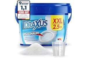 ‎DRAXUS DRAXUS WC Schaum im XXL Pack (2,5kg), Extra Stark, WC Reiniger entfernt kraftvoll Kalk & Urinstein, Sorgt für Glanz und frischen Duft