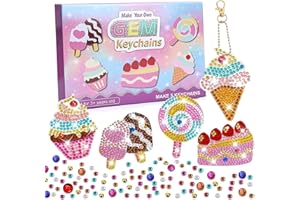 KOVIM Stocking Fillers Kids, Girls Birthday Presents for 6 7 8 9 10 Year Old, Diamond Arts Craft Mosaic Kits Toys for Girl, Christmas Secret Santa Gifts
