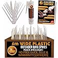 Defender Bird Spikes | Wide Plastic | Glue | Guide | 6 Metre | Various Size Packs