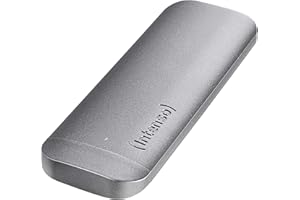 Intenso Externe SSD Business, 500GB, Portable Solid State Drive, USB 3.1 Gen.1 Super Speed 5 Gbps (Type C), Anthracite, 500 GB