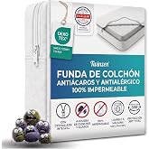 Twinzen - Anti-Bed Bug Mattress Cover - 180x200x28cm - with Zip | Waterproof mattress protector &middot; Terry cotton surface &middot; Hypo