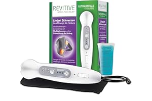 ‎REVITIVE Revitive Ultraschall-Therapie: Lindert Schmerzen bei muskulären Verletzungen, Beschwerden und Zerrungen. Ideales Ultraschall Handgerät für Zuhause